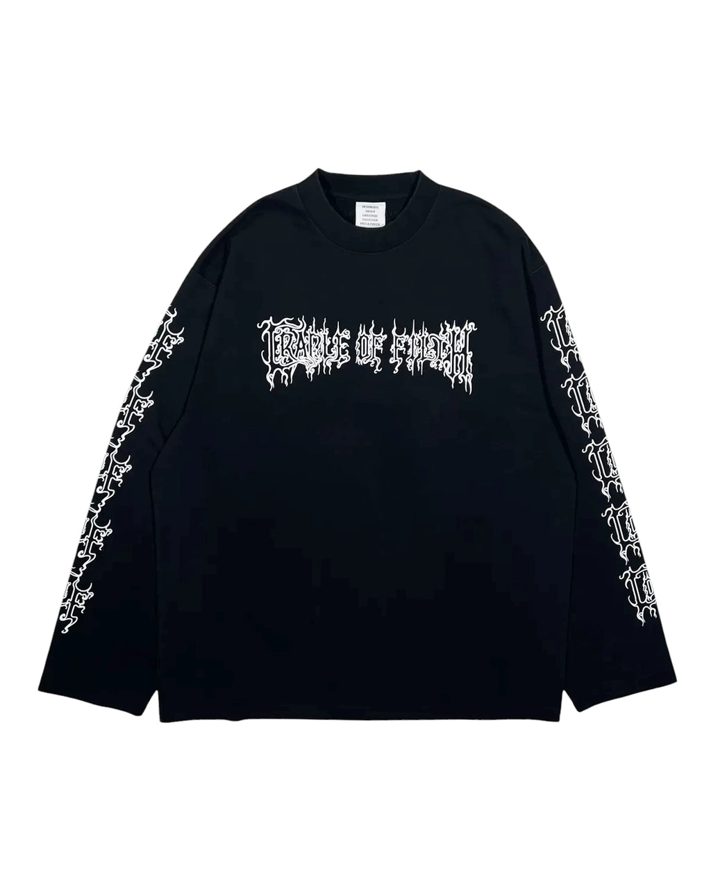Vetements ブラック 長袖カットソー 限定版 VETEMENTS (ヴェトモン) / COF LOGO LONGSLEEVE | 公式通販 JACK