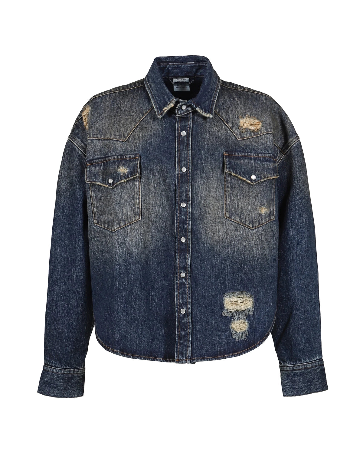 VETEMENTSの COWBOY DENIM SHIRT (ME76DS071D)