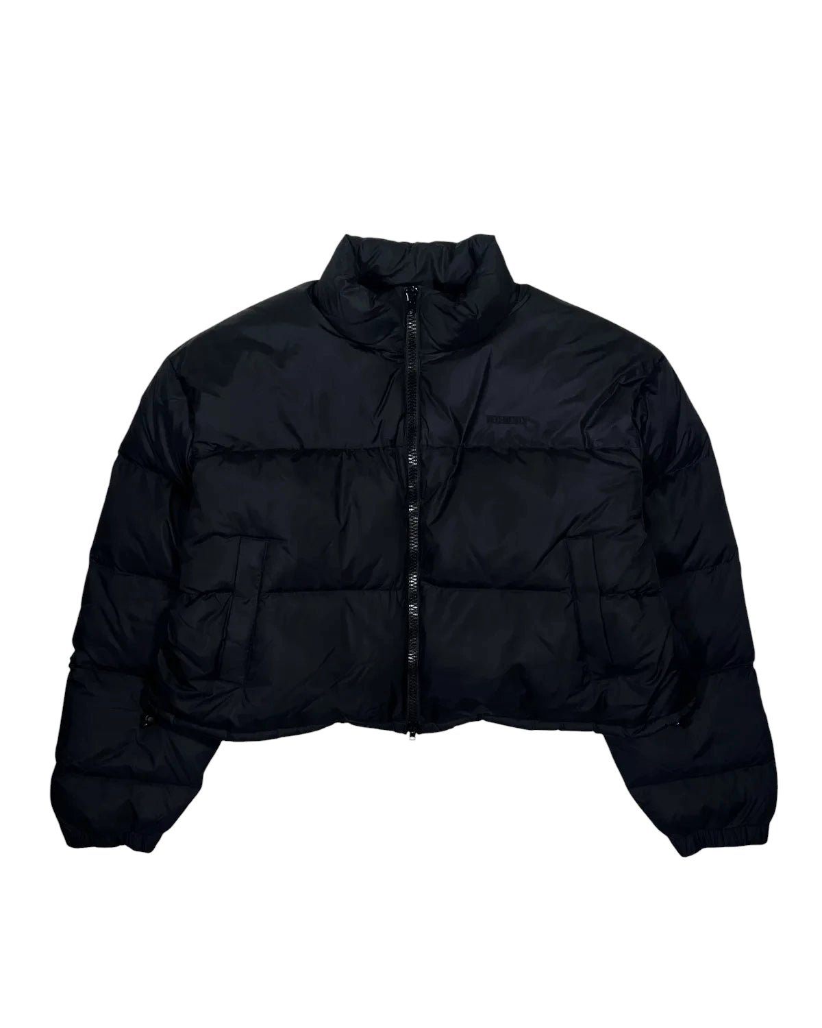 VETEMENTS の DOUBLE LOGO BOXY PUFFER JACKET (UH76PU220BB)