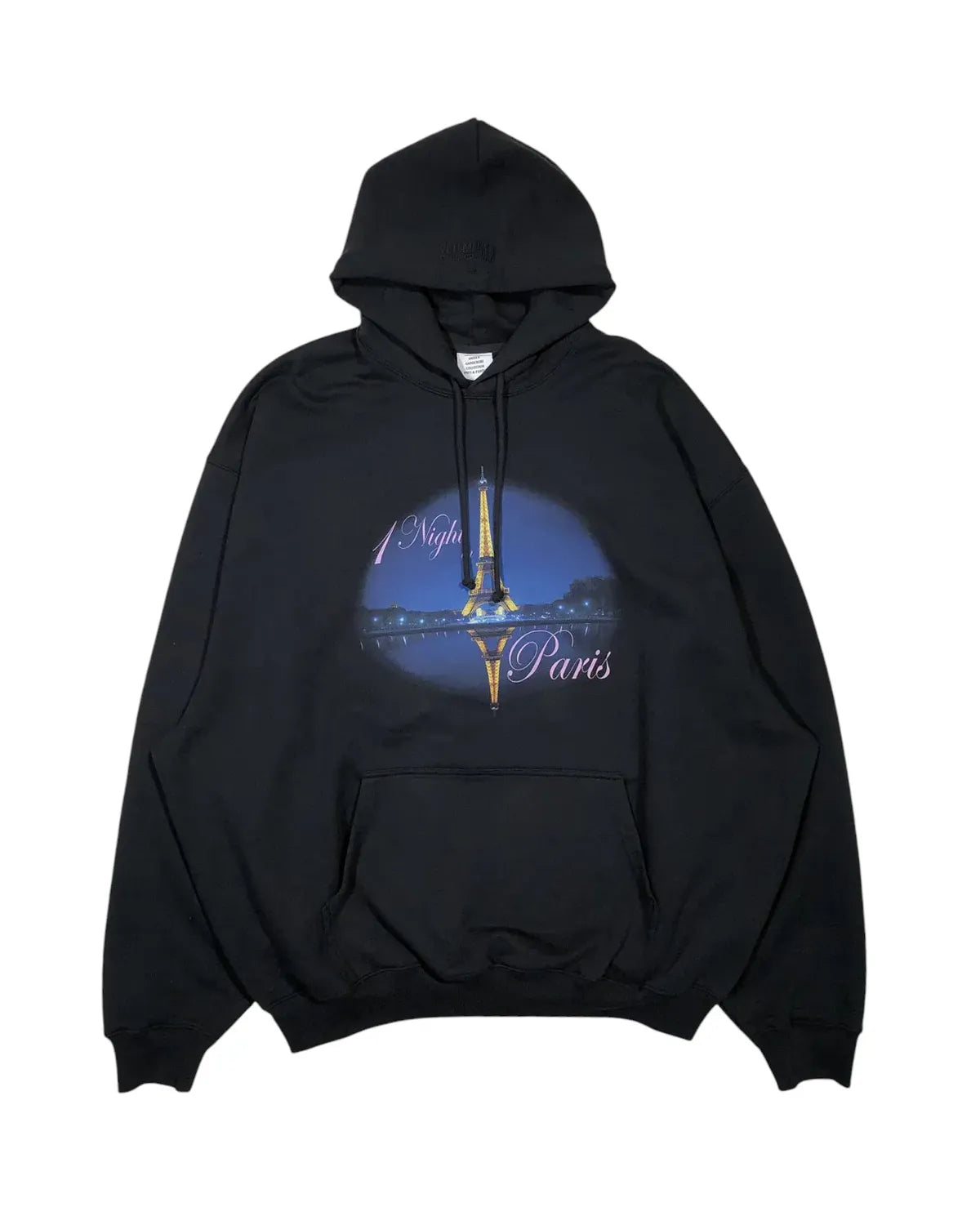 VETEMENTS の NIGHT IN PARIS OVERSIZED HOODIE (UH76HD410B)