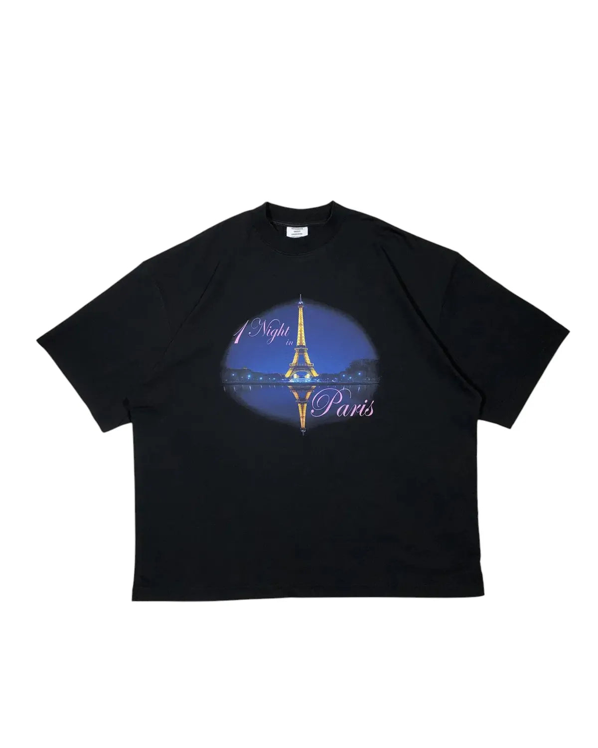 VETEMENTS の NIGHT IN PARIS OVERSIZED T-SHIRT (UCF76TR410B)
