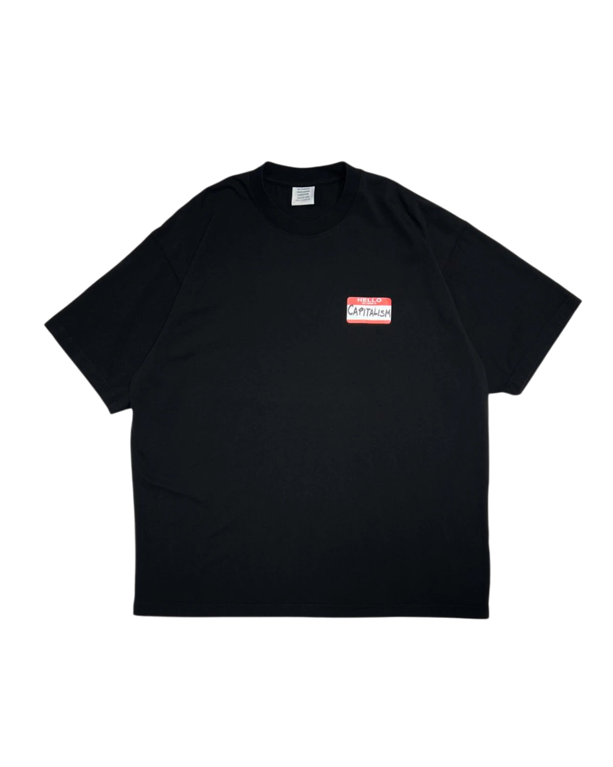 VETEMENTS の STICKER T-SHIRT (ME76TR228B)