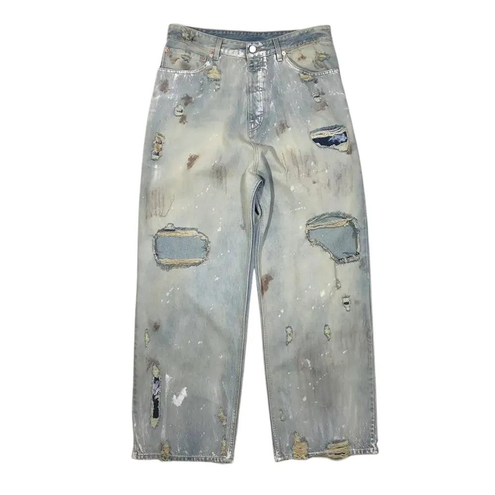 VETEMENTS の TRASHED BAGGY JEANS (UA66PA590L2804)