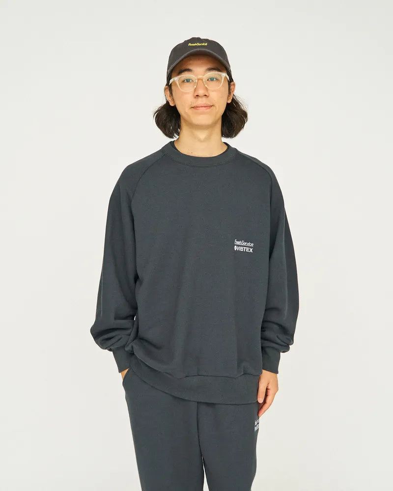 FreshService / × VIBTEX for FreshService SWEAT CREW PULLOVER (FSC244-70178B)