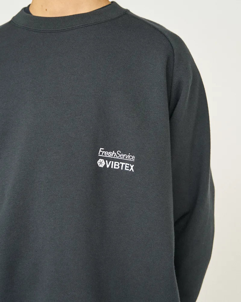 FreshService / × VIBTEX for FreshService SWEAT CREW PULLOVER (FSC244-70178B)