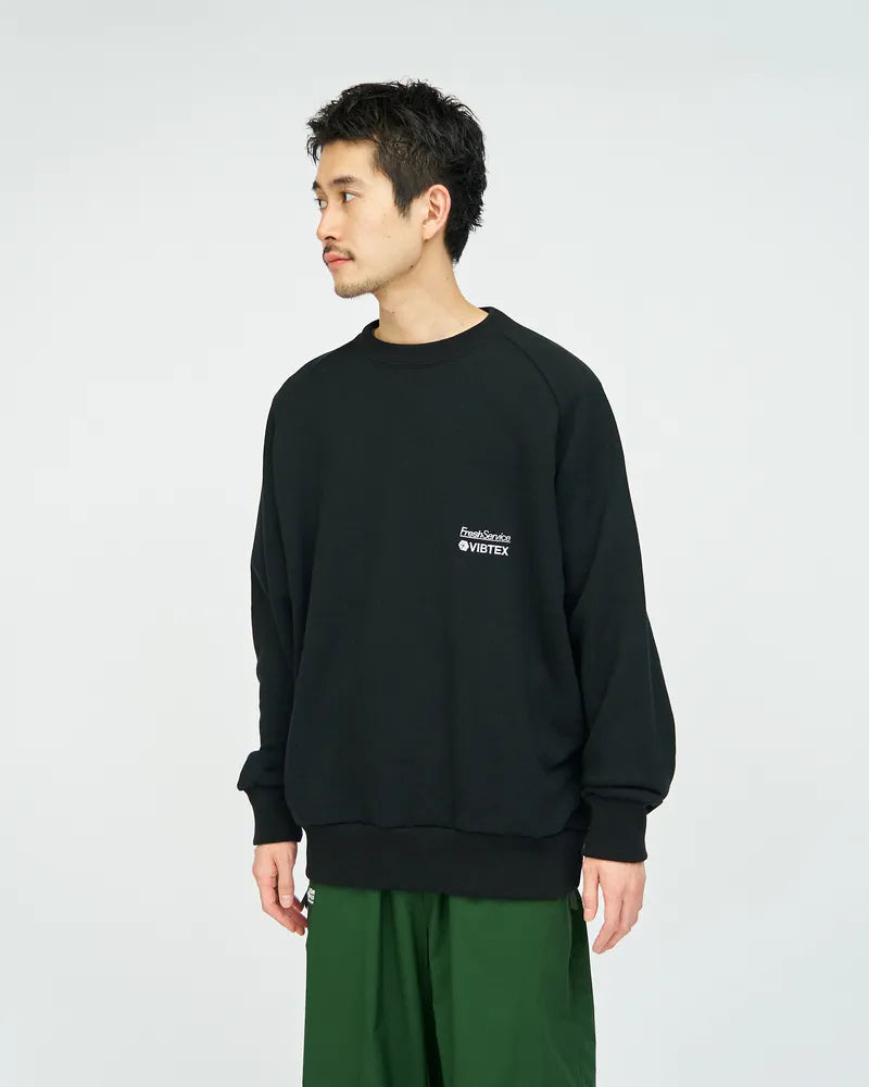 FreshService / × VIBTEX for FreshService SWEAT CREW PULLOVER (FSC244-70178B)