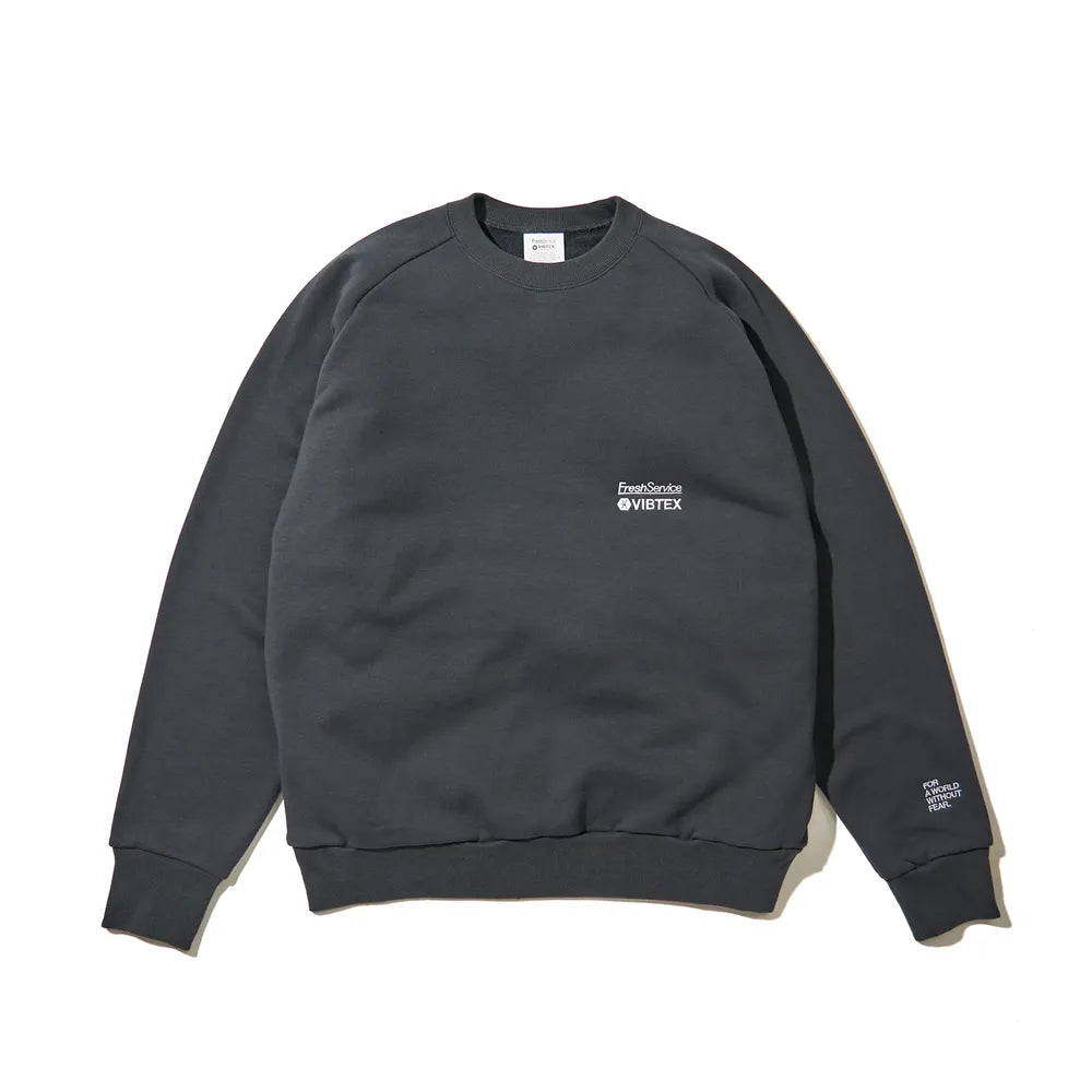 FreshService / × VIBTEX for FreshService SWEAT CREW PULLOVER (FSC244-70178B)