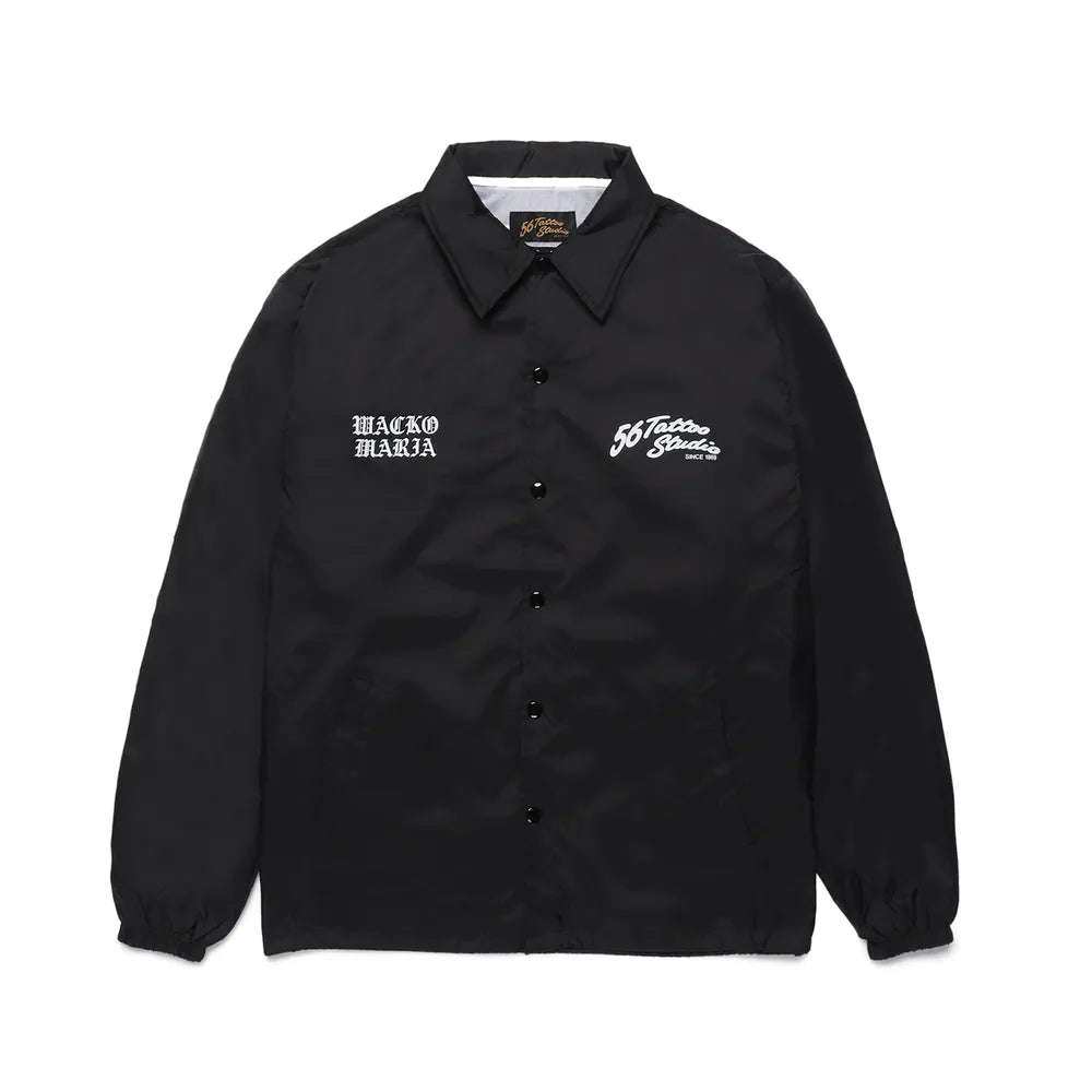 WACKO MARIA  × 56 TATTOO STUDIO  COACH JACKET (56TS-WM-BL08)