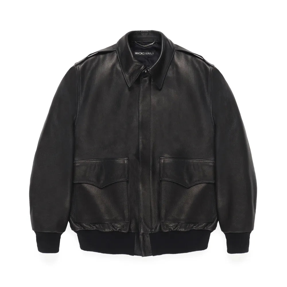 WACKO MARIA の A-2 FLIGHT JACKET (24FW-WMO-BL07)