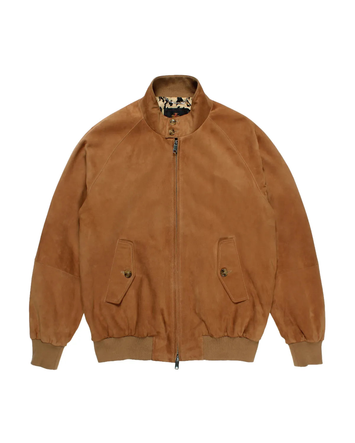 WACKO MARIA × BARACUTA の G9 SUEDE LEATHER HARRINGTON JACKET (25FW-WMO-BC01)