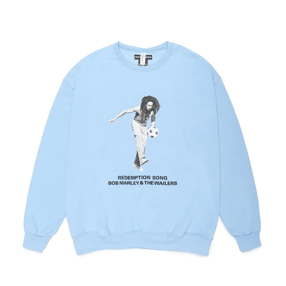 WACKO MARIA × BOB MARLEY CREW NECK SWEAT SHIRT (TYPE-4) (BOBMARLEY WM-SS14)