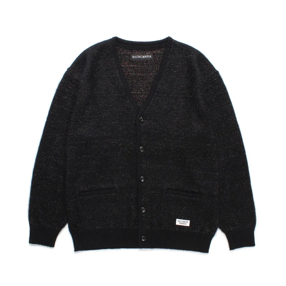 WACKO MARIA の GLITTER MOHAIR CARDIGAN -TYPE1- (24FW-WMK-KN16)