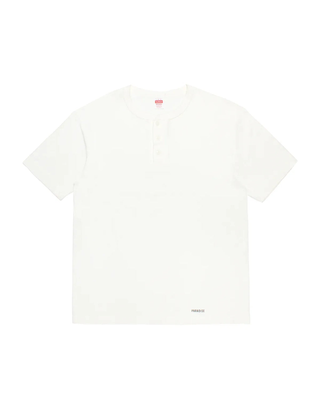 白L ワコマリア Healthknit Henley Neck T-Shirt WACKO_MARIA_HEALTHKNIT_HENLEY_