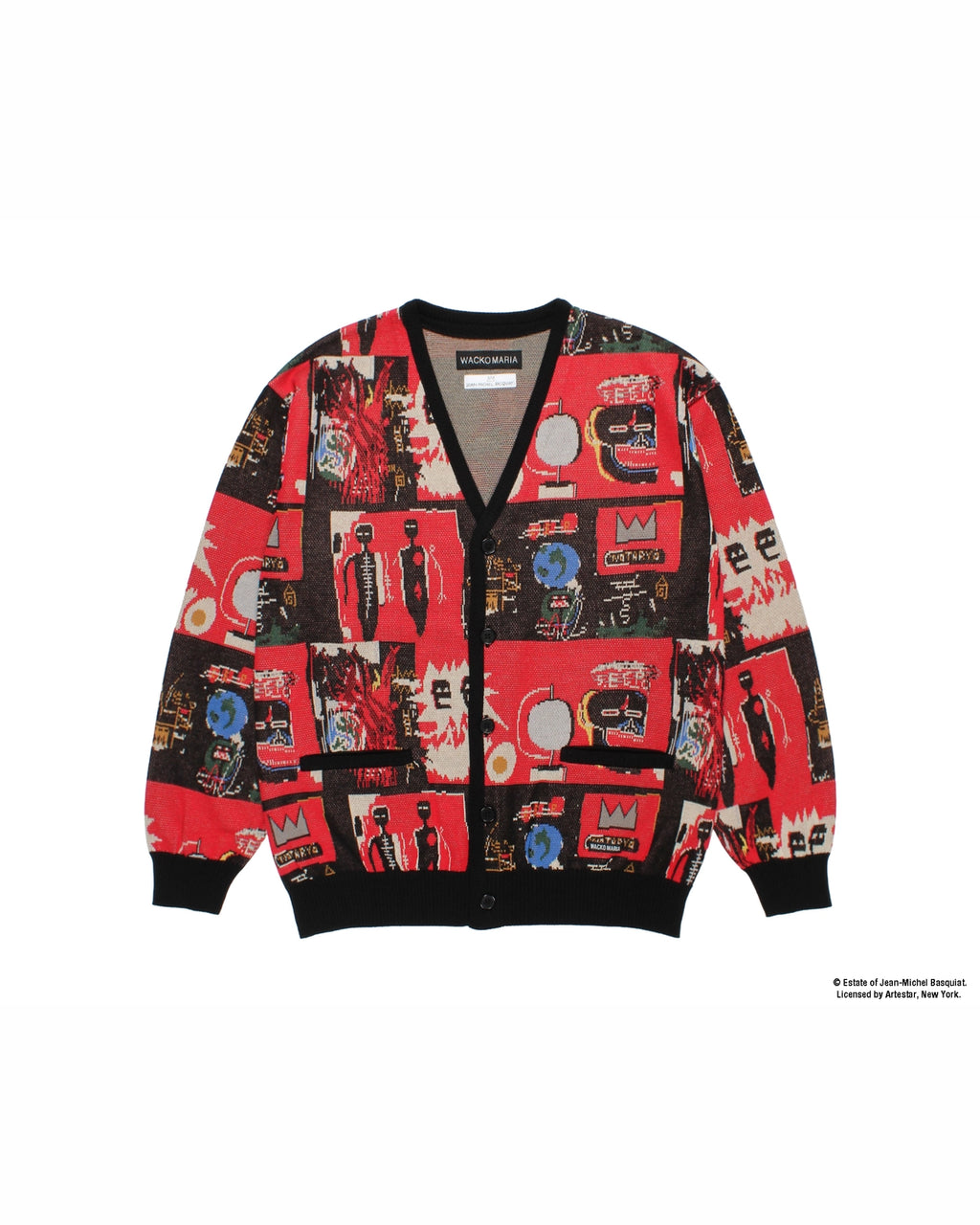 WACKO MARIA(ワコマリア)× JEAN-MICHEL BASQUIAT / CARDIGAN | 公式