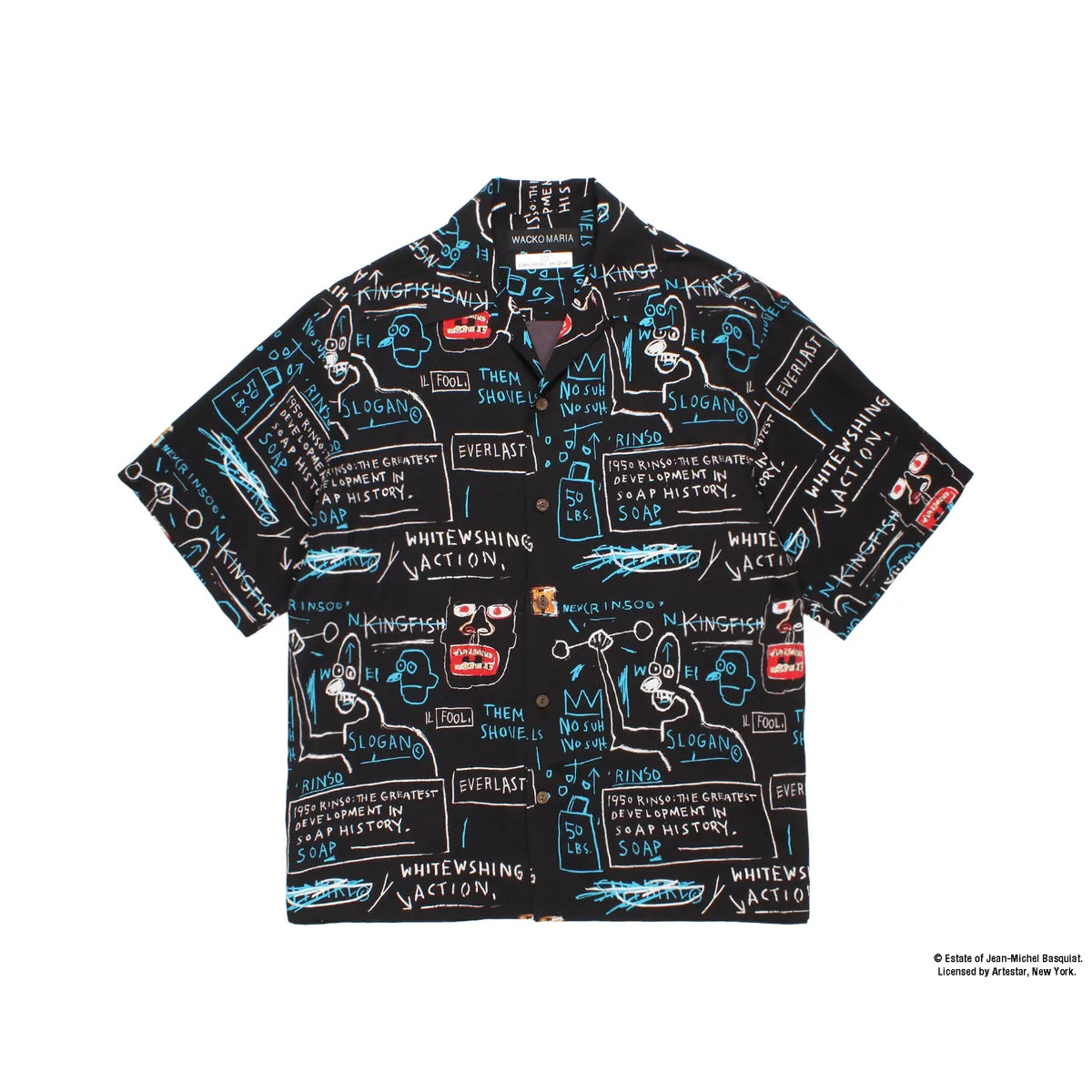 WACKO MARIA(ワコマリア) / × JEAN-MICHEL BASQUIAT S/S HAWAIIAN