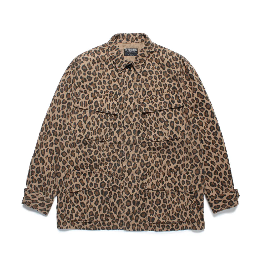 WACKO MARIA の LEOPARD FATIGUE JACKET (24FWE-WMO-ML04)