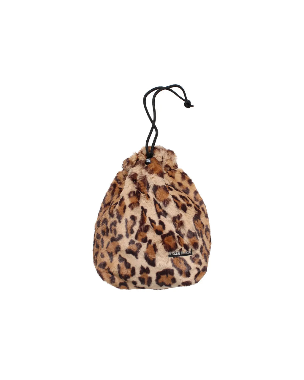 WACKO MARIA / LEOPARD FAUX FUR DRAWSTRING POUCH | 公式通販・JACK