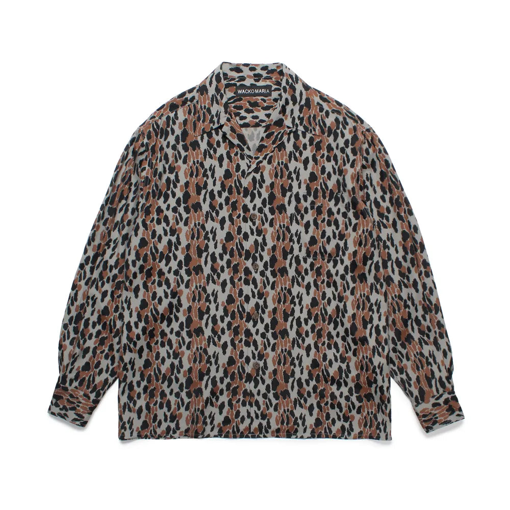 WACKO MARIA の LEOPARD HAWAIIAN SHIRT (25SSE-WMS-HI02)