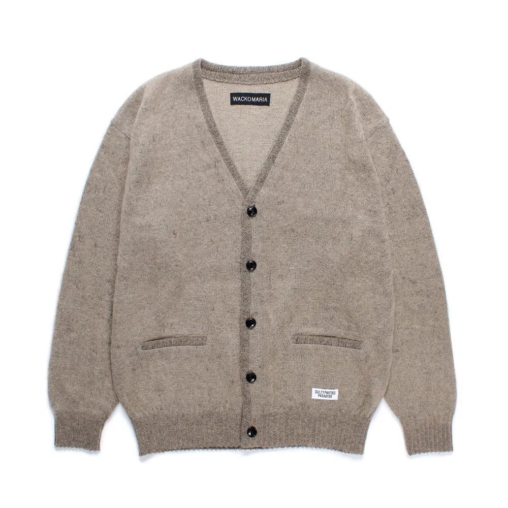 WACKO MARIA の MOHAIR CARDIGAN -TYPE1- (24FW-WMK-KN25)