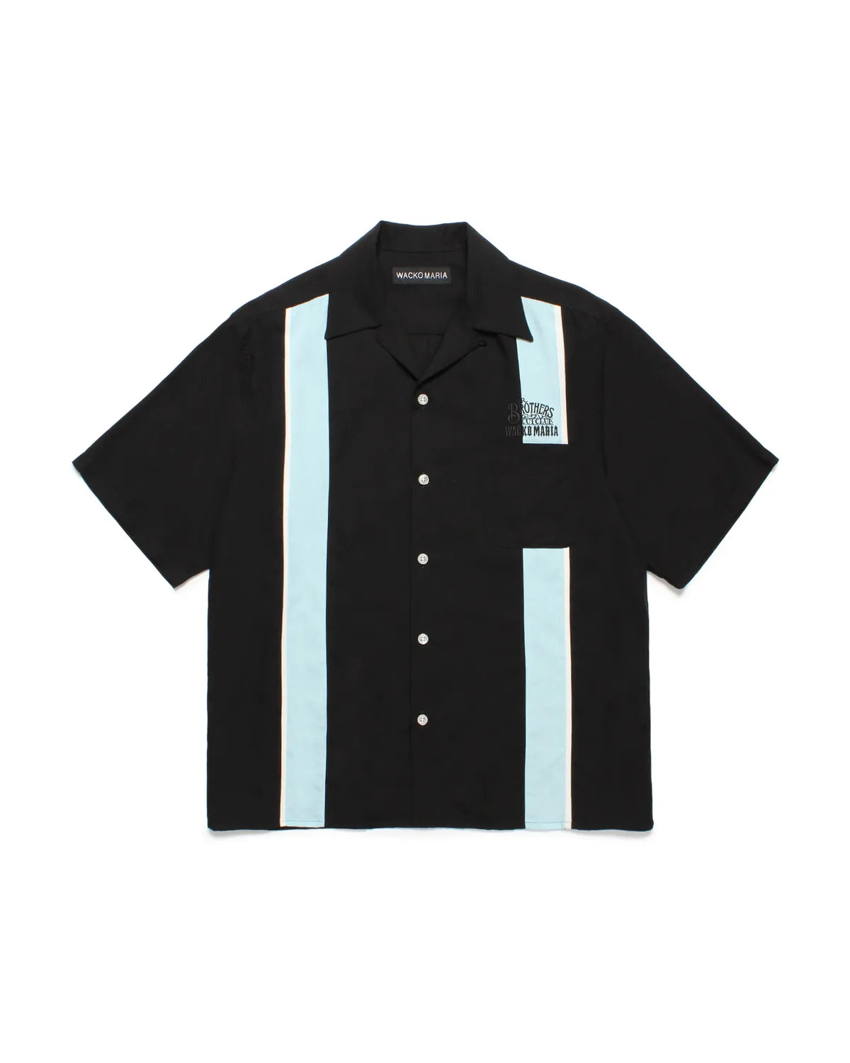 WACKO MARIA × MR.BROTHERS CUT CLUB の SWITCHING SHIRT S/S (MBCC-WM-OC01)