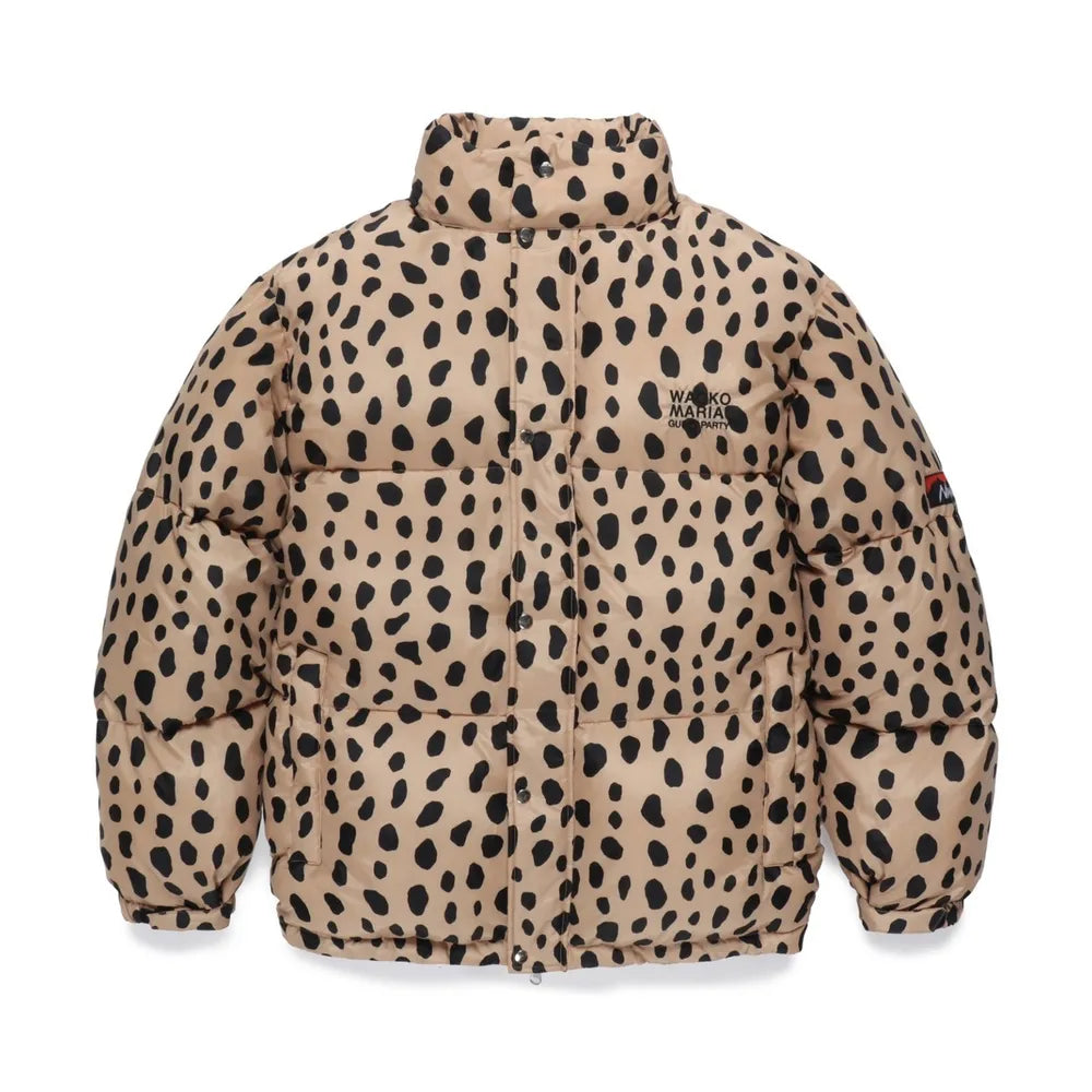 WACKO MARIA × NANGA LEOPARD DOWN JACKET (24FW-WMO-NA03)