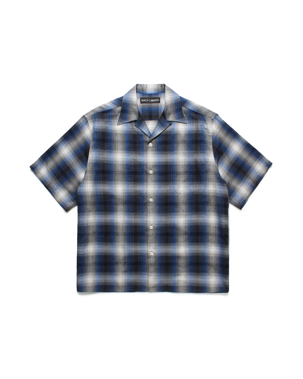 ワコマリア WACKO MARIA OMBRE CHECK SHIRT シャツ WACKO MARIA(ワコマリア) / OMBRE CHECK OPEN COLLAR SHIRT