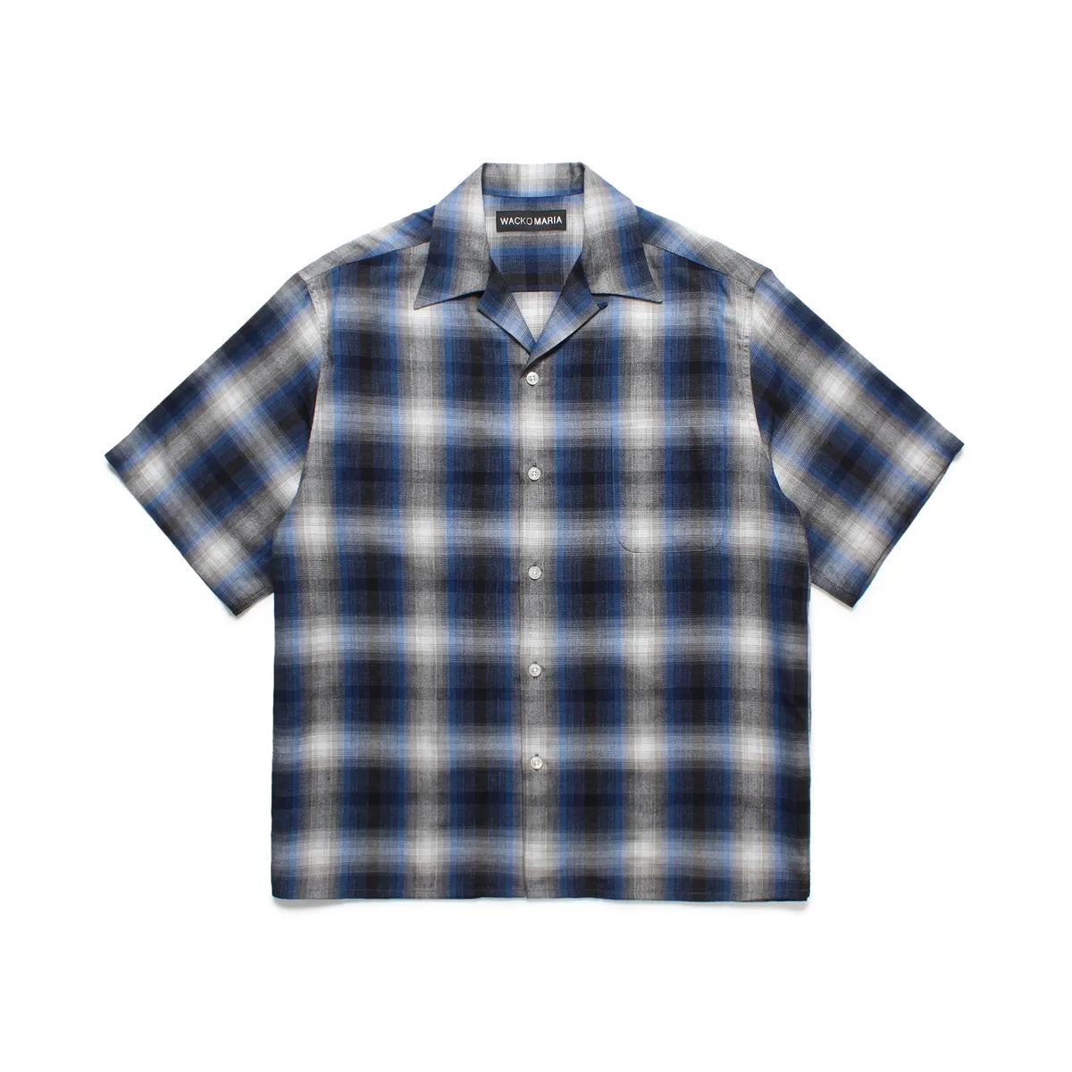 WACKO MARIA(ワコマリア) / OMBRE CHECK OPEN COLLAR SHIRT