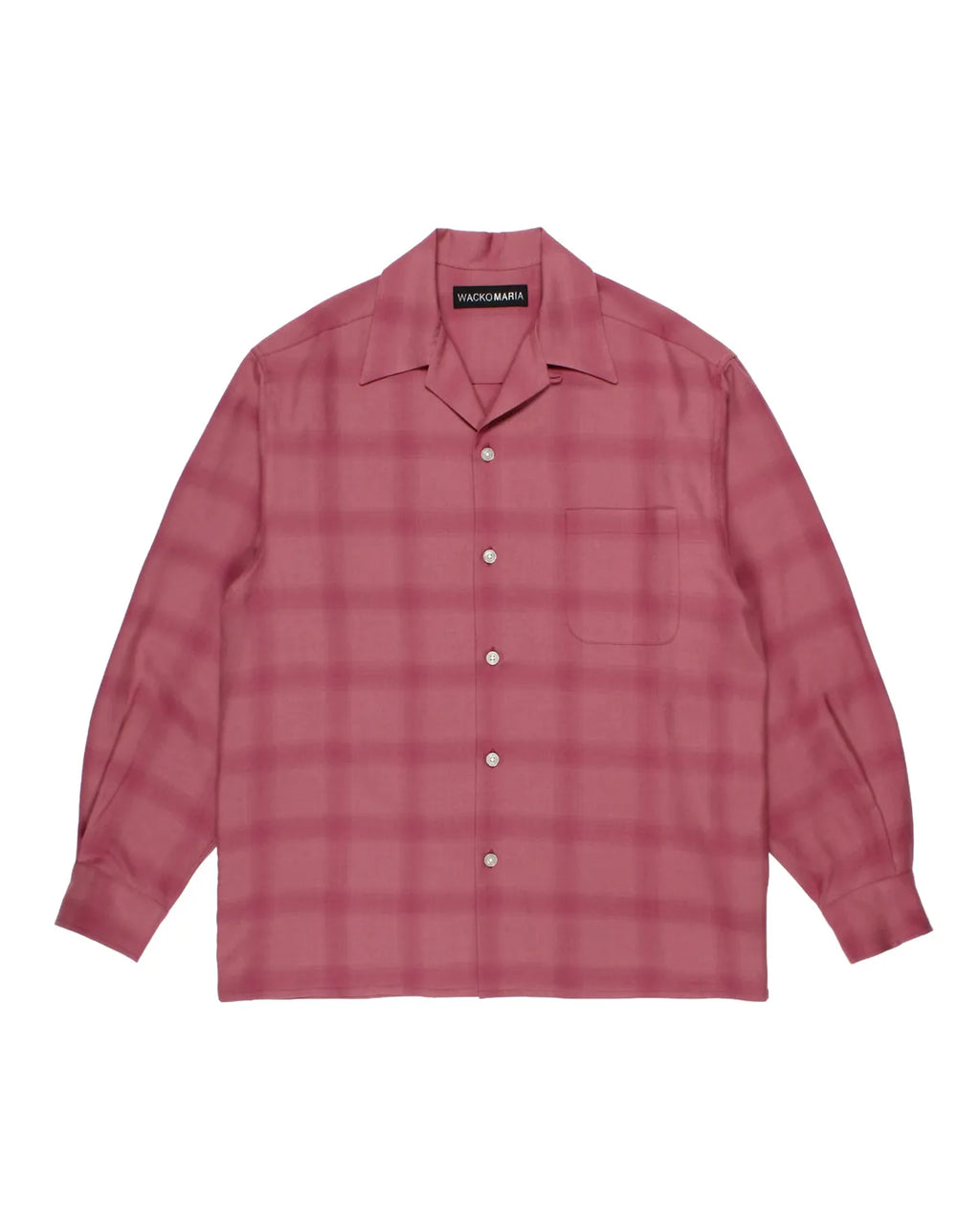 WACKO MARIA(ワコマリア) / OMBRE CHECK OPEN COLLAR SHIRT | 公式通販