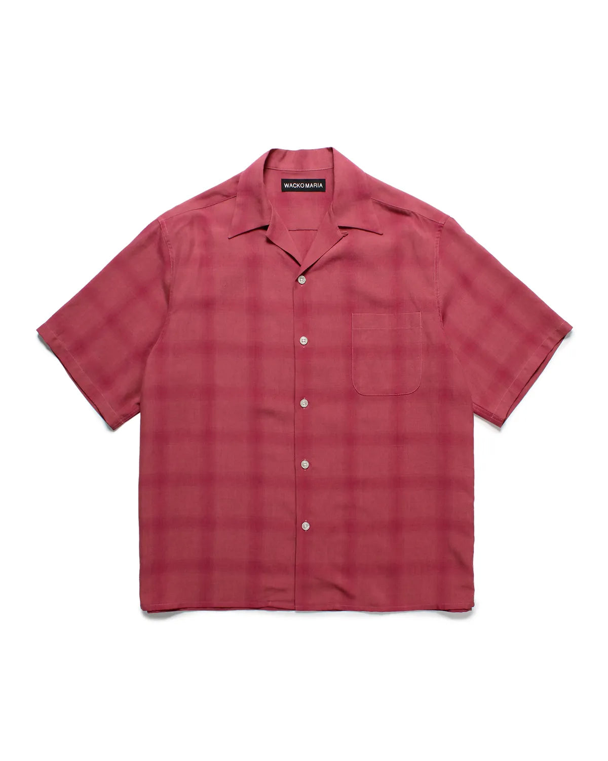 WACKO MARIA  の OMBRE CHECK OPEN COLLAR SHIRT S/S -TYPE-3- (25SS-WMS-OC20)