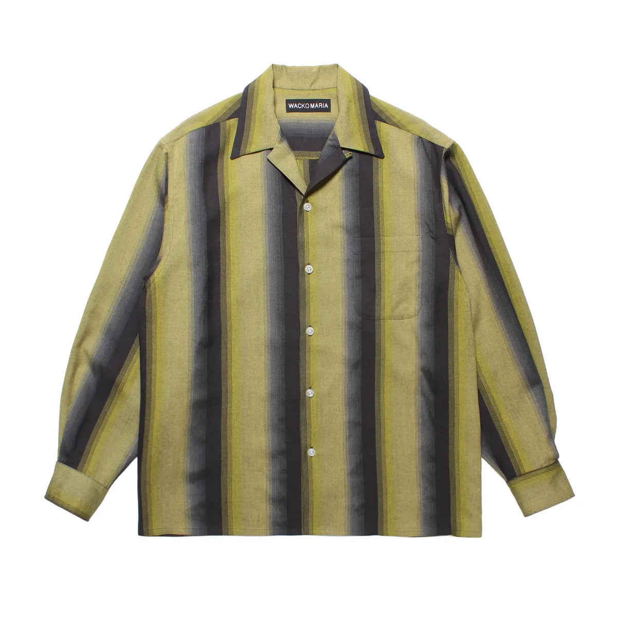 WACKO MARIA(ワコマリア) / OMBRE STRIPE OPEN COLLAR SHIRT L/S