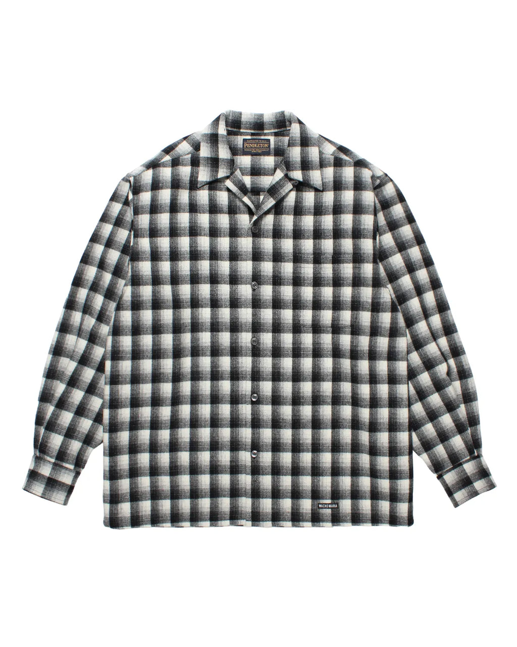 トップス WACKOMARIA PENDLETON OMBRE CHECK SHIRT 1 WACKO MARIA(ワコマリア) / × PENDLETON WOOL OMBRE CHECK OPEN