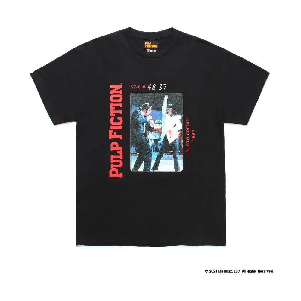 WACKO MARIA × PULP FICTION CREW NECK T-SHIRT -TYPE3- (PF-WM-TEE05)