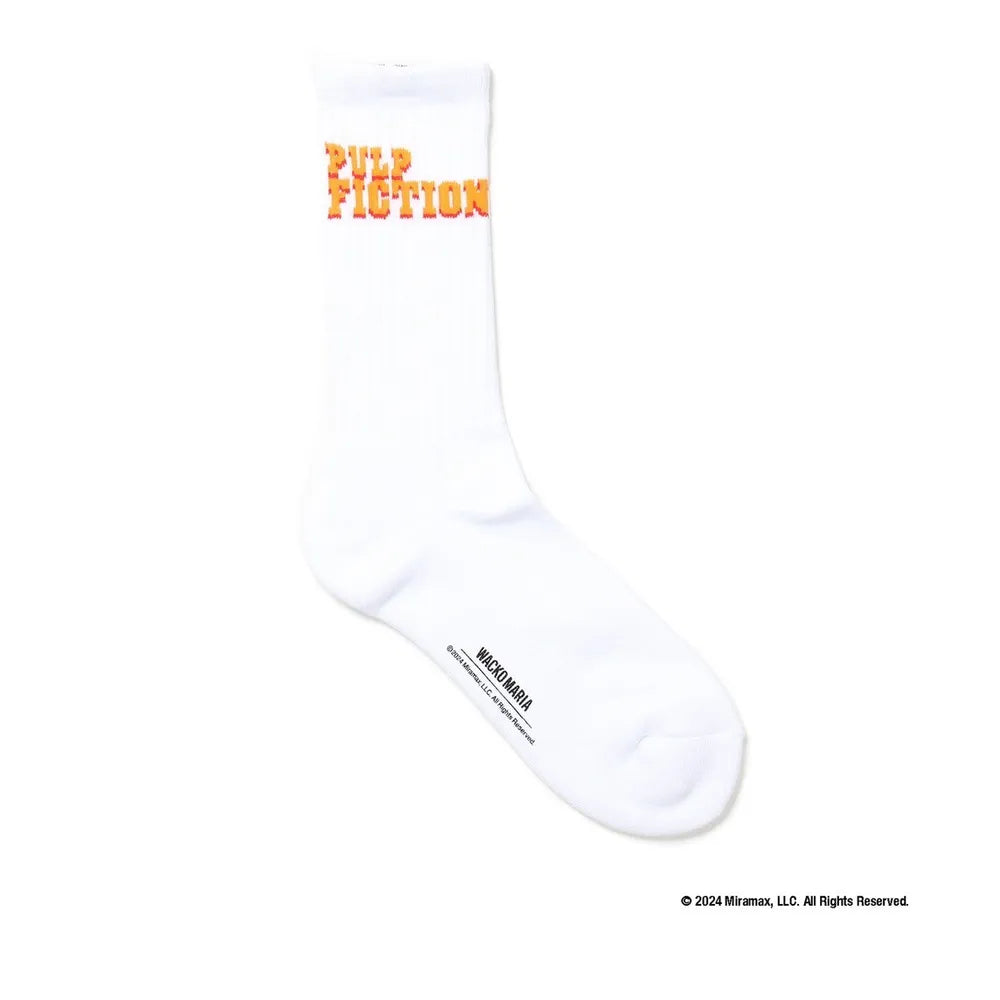 WACKO MARIA 
× PULP FICTION  SKATER SOCKS (PF-WM-SO01)