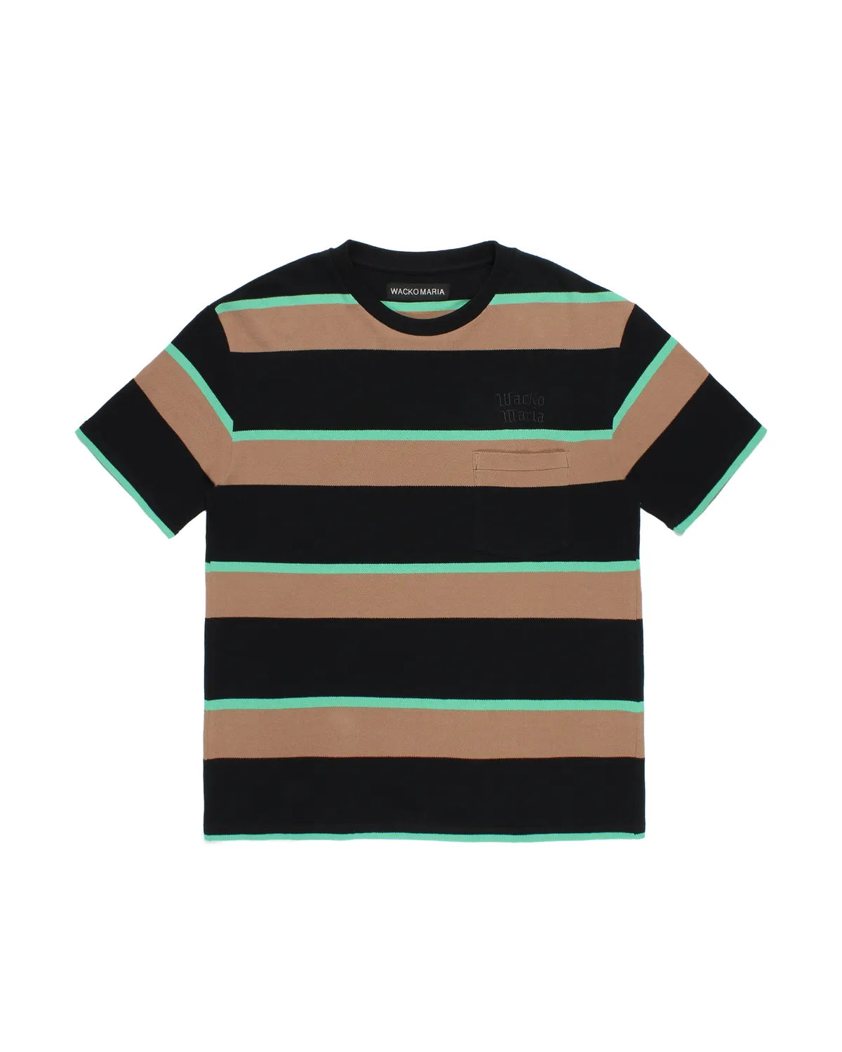 WACKO MARIA の STRIPED CREW NECK T-SHIRT (26SS-WMT-SS01)