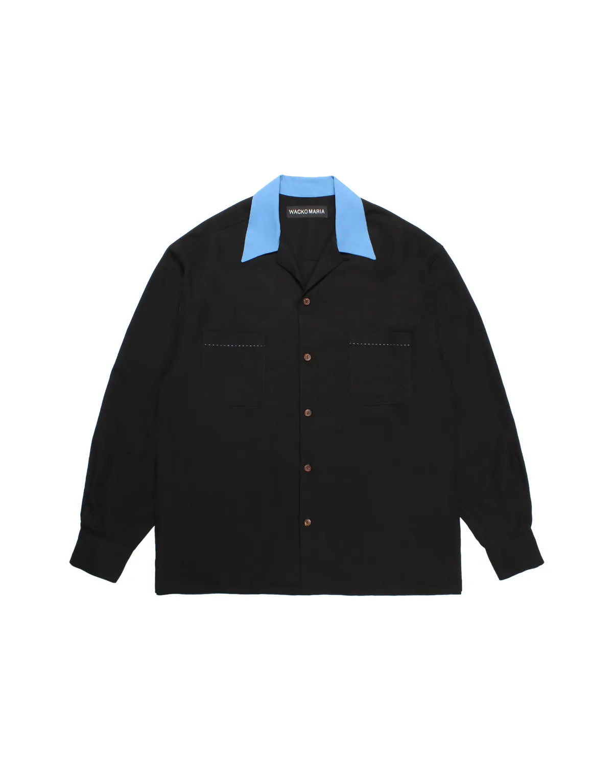 WACKO MARIA の SWITCHING 50'S OPEN COLLAR SHIRT (26FWE-WMS-OC05)