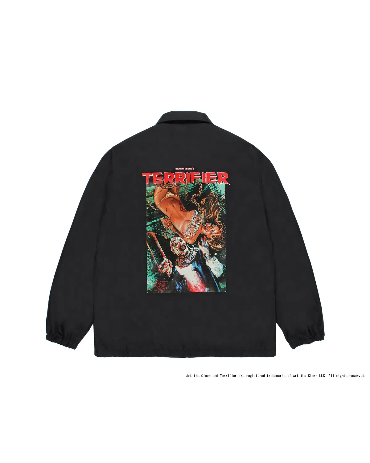 WACKO MARIA × TERRIFIER の COACH JACKET (TERRIFIER-WM-BL02)