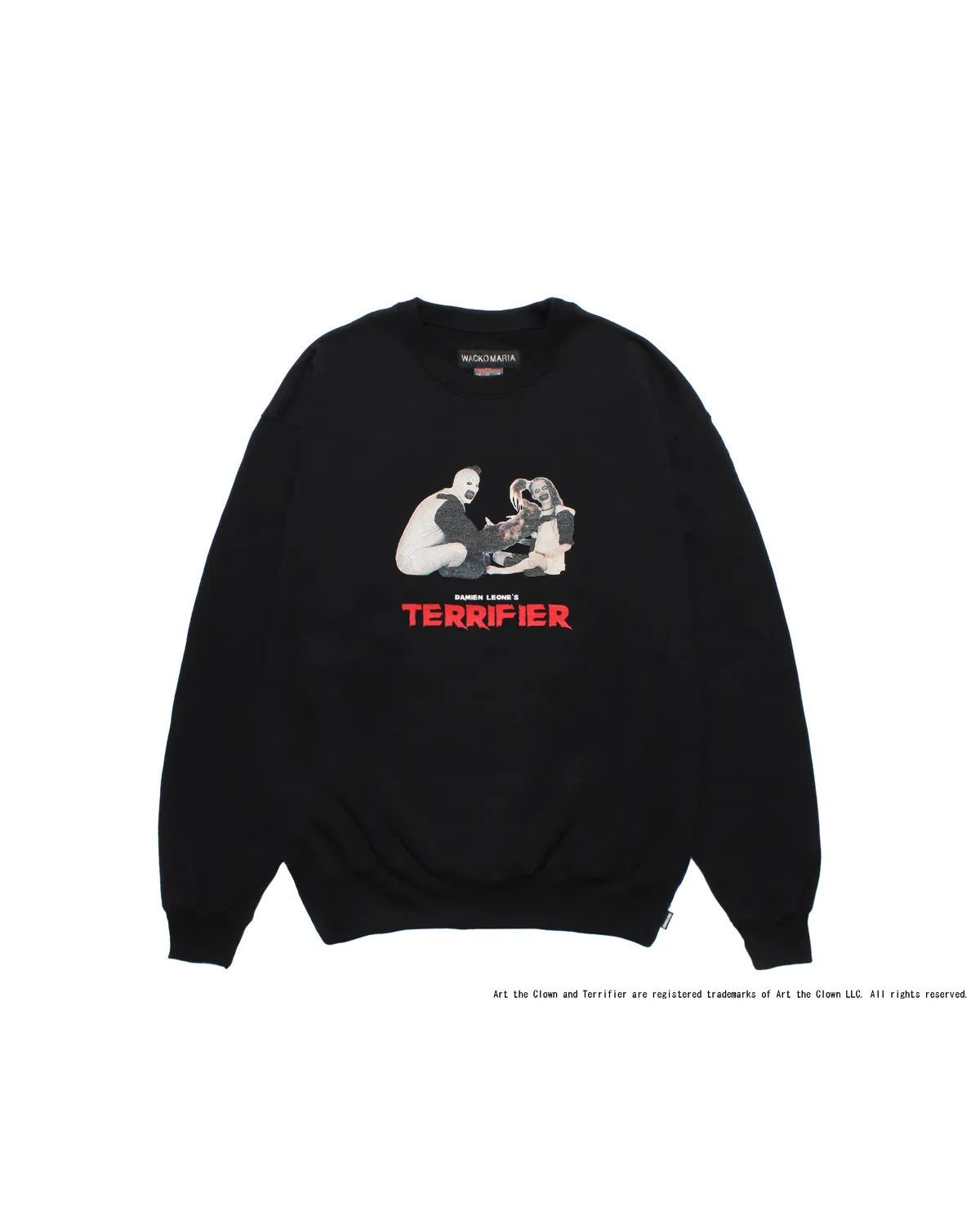 WACKO MARIA × TERRIFIER の HEAVY WEIGHT SWEAT SHIRT (TERRIFIER-WM-SS07)