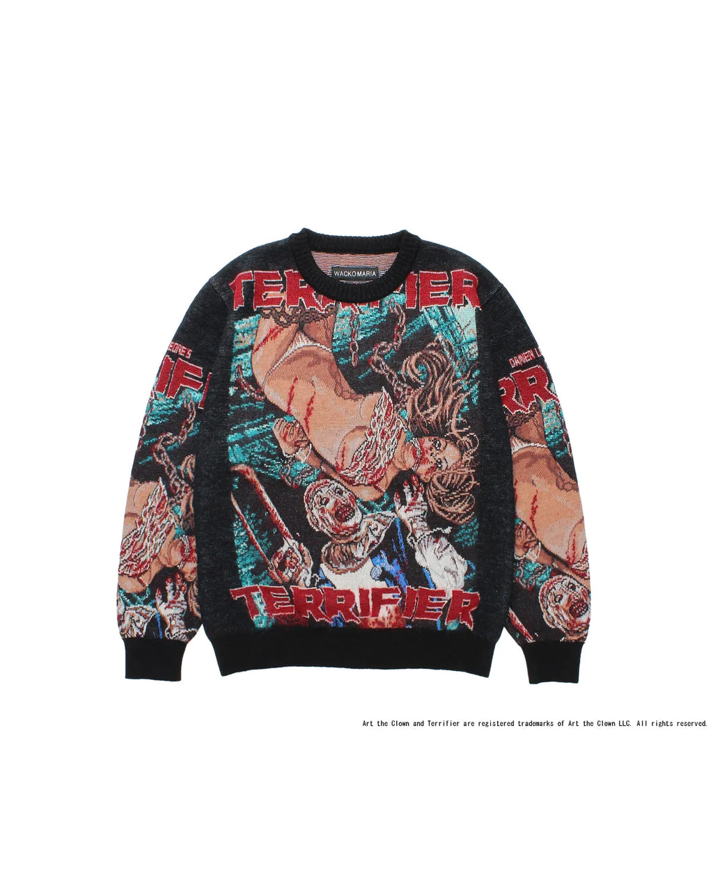 WACKO MARIA(ワコマリア) / × TERRIFIER MOHAIR CREW NECK SWEATER