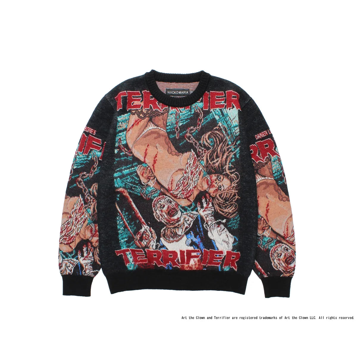 マシス チャレンジャー セーター ネイバーフッド ワコマリア テンダーロイン WACKO MARIA(ワコマリア) / × TERRIFIER MOHAIR CREW NECK SWEATER