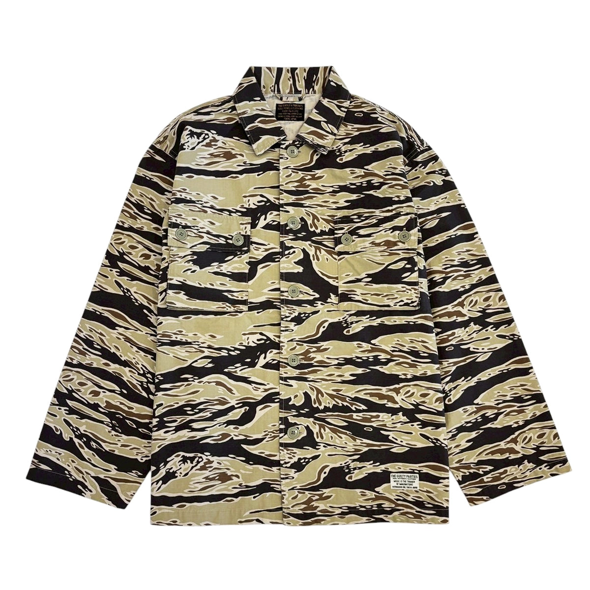 美品WACKOMARIAワコマリアPYTHON ARMYSHIRTアーミーシャツ WACKO MARIA - WACKO MARIA ワコマリア PYTHON パイソン シャツ
