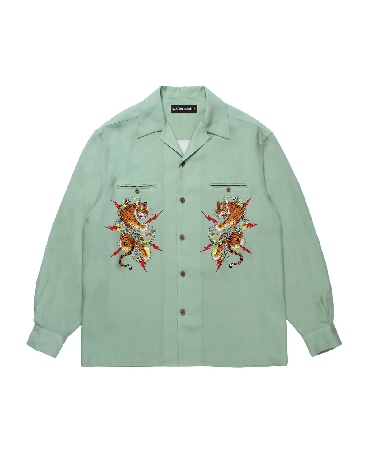 WACKO MARIA × TIM LEHI の HAWAIIAN SHIRT L/S (25FW-WMS-HI05)