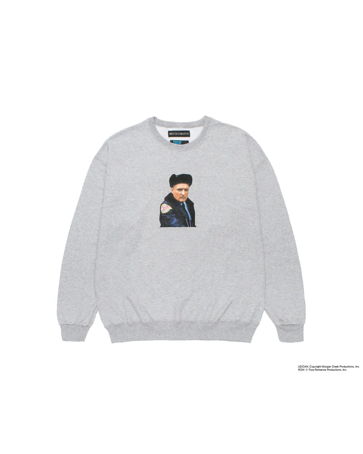 WACKO MARIA × TRUE ROMANCE の CREW NECK SWEAT SHIRT (TR-WM-SS10)
