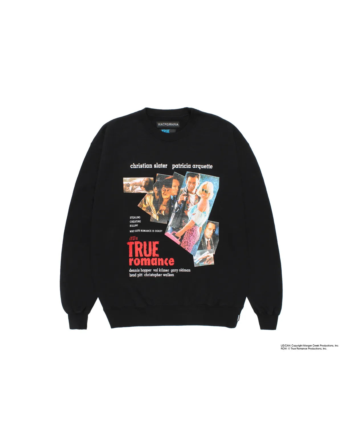 WACKO MARIA × TRUE ROMANCE のWASHED HEAVY WEIGHT SWEAT SHIRT (TR-WM-SS02)