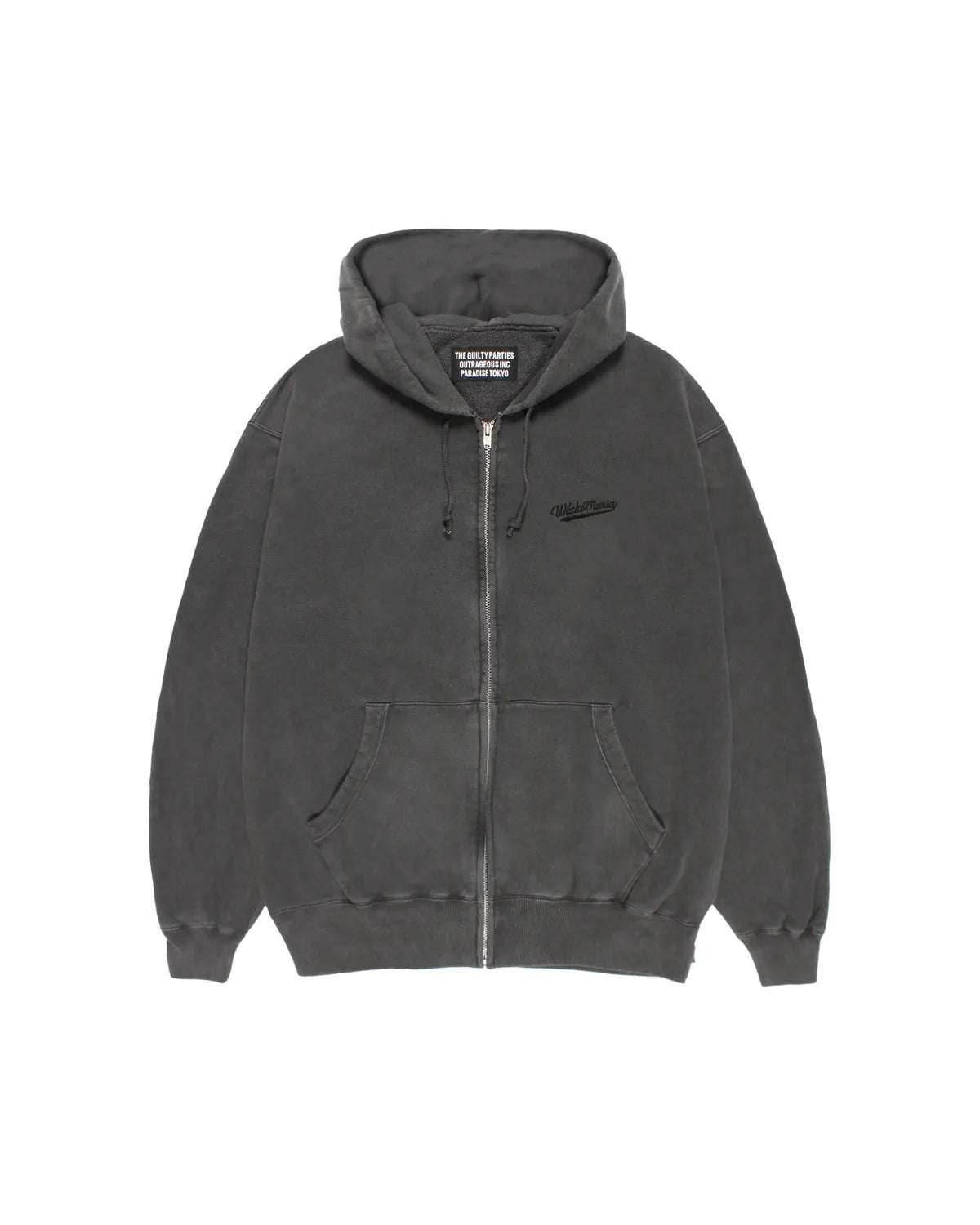 WACKO MARIA の WASHED MIDDLE WEIGHT FULL ZIP HOODIE (26FWE-WMC-SS01)