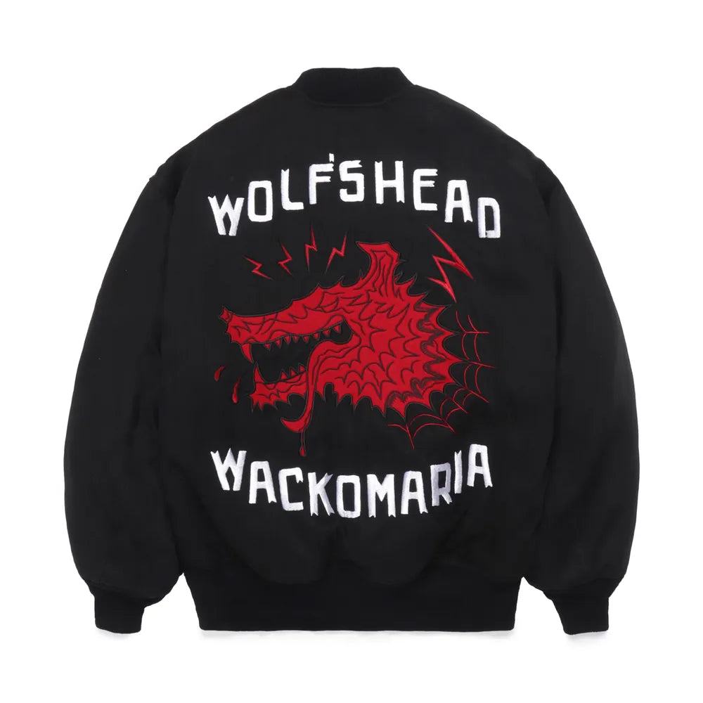 WACKO MARIA × WOLF’S HEAD SKA JACKET -TYPE1- (WOLFSHEAD-WM-BL14)