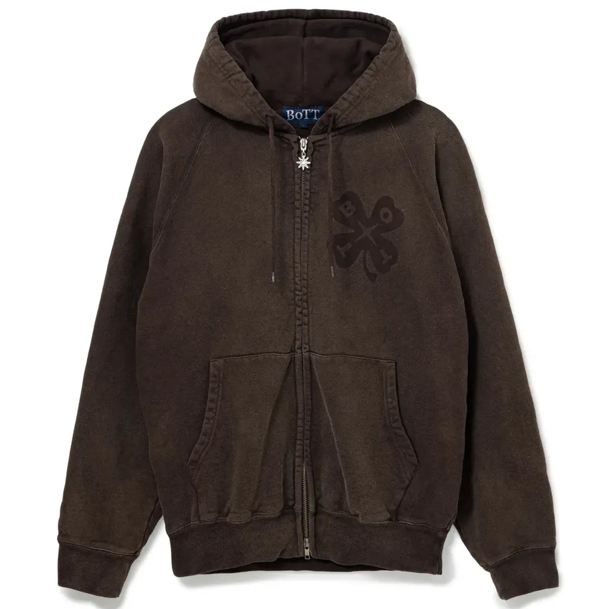 BoTT(ボット) / Washed Luckey Logo Zip Hoodie | 公式通販・JACK in