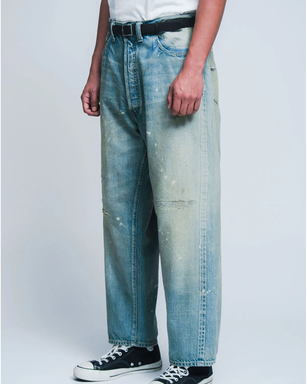 A.PRESSE / No.37 Washed Wide Denim Pants (25SAP-04-06H)