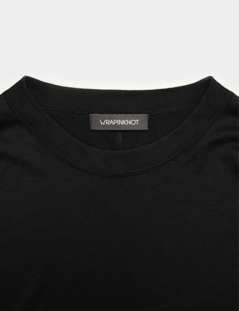 WRAPINKNOT / L/S OVERSIZED TEE (WJ524-MCS03)