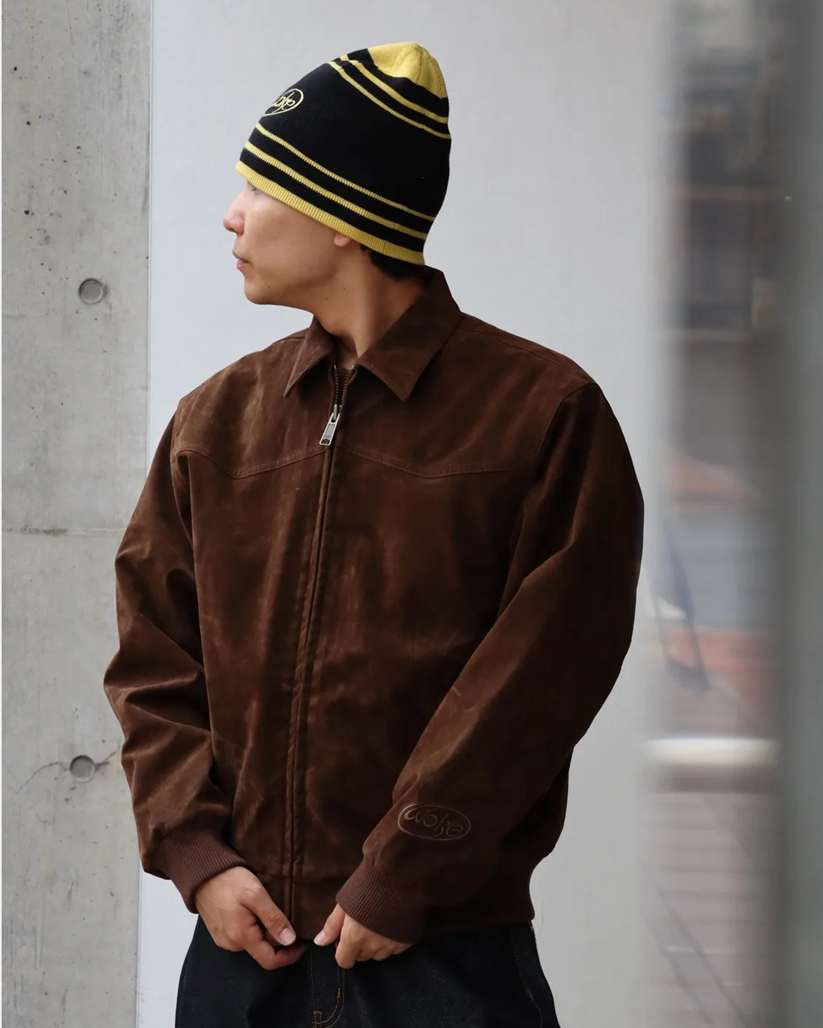 WOKE EDGE の 3M Faux Suede Santafe  Jacket (2621-15911-0024303)