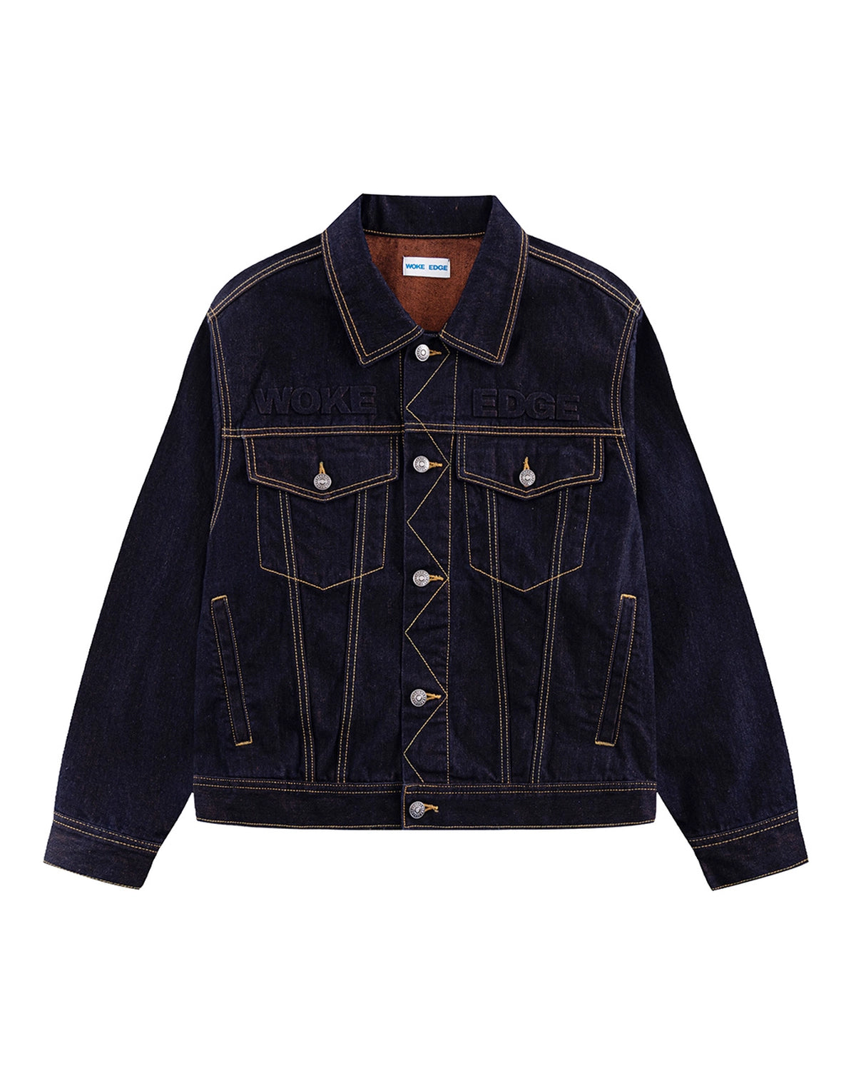 WOKE EDGE の Candy Weave Denim Jacket (2521-15911-0055003)